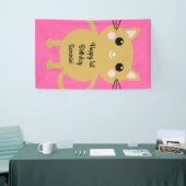 Cat Birthday Party Banner (Messeveranstaltung)
