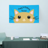Cat Birthday Party Banner (Messeveranstaltung)