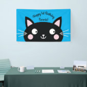 Cat Birthday Party Banner (Messeveranstaltung)