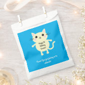Cat Birthday Party Geschenktütchen (Ausgeschnitten)