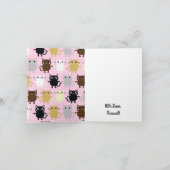 Cat Birthday Party Karte (Innenseite)