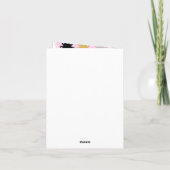 Cat Birthday Party Karte (Rückseite)