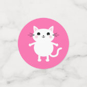 Cat Birthday Party Konfetti (Klein Vorderseite)