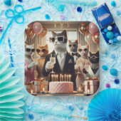 Cat Birthday Party Pappteller (Party)