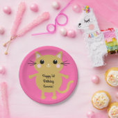 Cat Birthday Party Pappteller (Party)