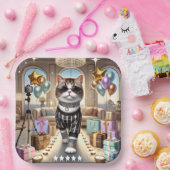 Cat Birthday Party Pappteller (Party)