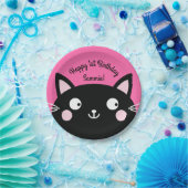 Cat Birthday Party Pappteller (Party)