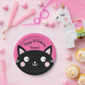 Cat Birthday Party Pappteller (Party)