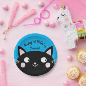 Cat Birthday Party Pappteller (Party)