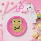 Cat Birthday Party Pappteller (Party)