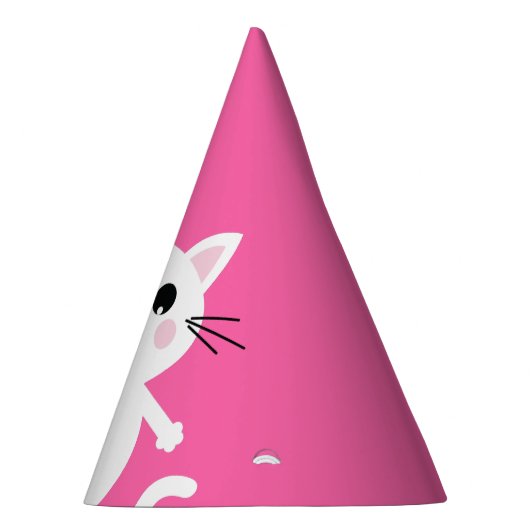 Cat Birthday Party Partyhütchen (Rechts)