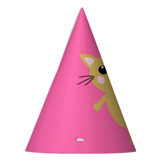 Cat Birthday Party Partyhütchen (Links)