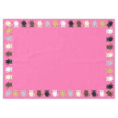 Cat Birthday Party Tischdecke (Vorderseite (Horizontal))
