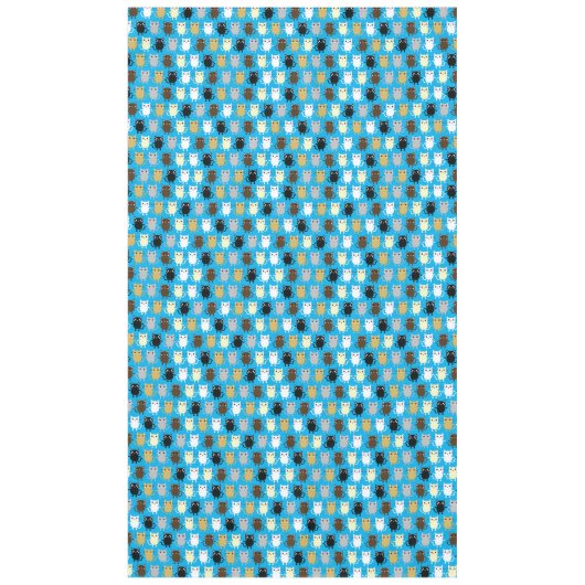 Cat Birthday Party Tischdecke (Vorderseite)