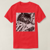 Cat Bite Hand T-Shirt (Design vorne)