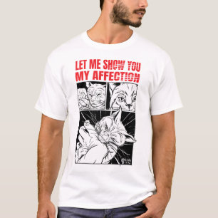 Cat Bite Zuneigung Männer Weißes Shirt