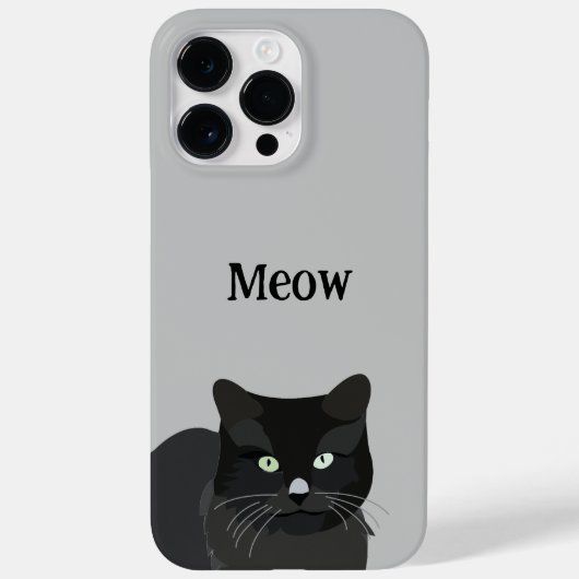 Cat Black Cat Case-Mate iPhone Hülle (Rückseite)