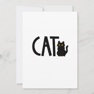Cat Black Cat Einladung