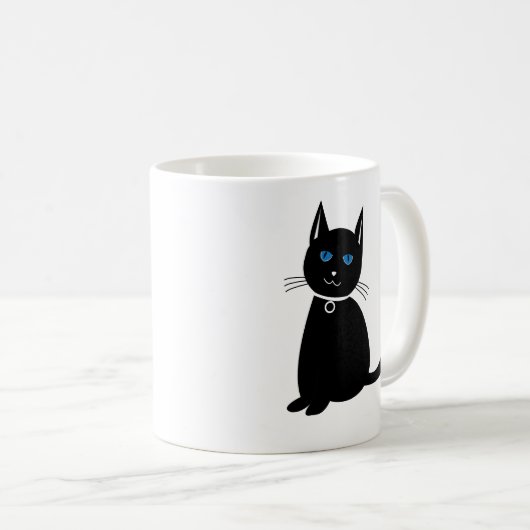 Cat Black Cat Kaffeetasse (VorderseiteRechts)