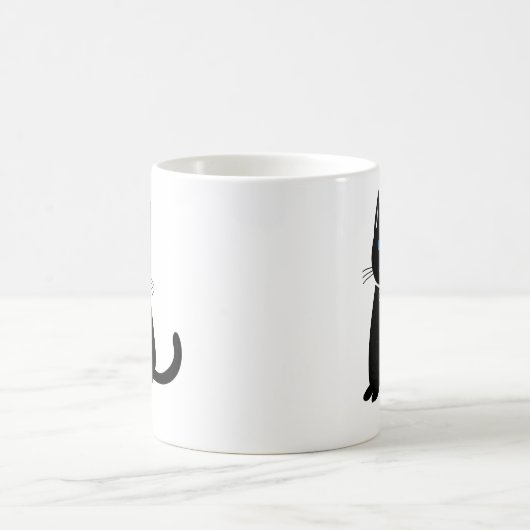 Cat Black Cat Kaffeetasse (Mittel)