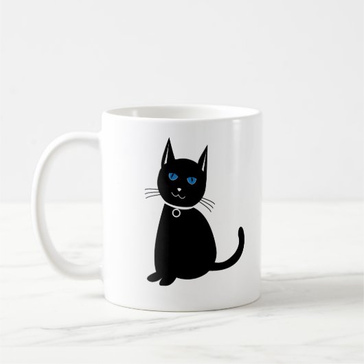 Cat Black Cat Kaffeetasse (Links)