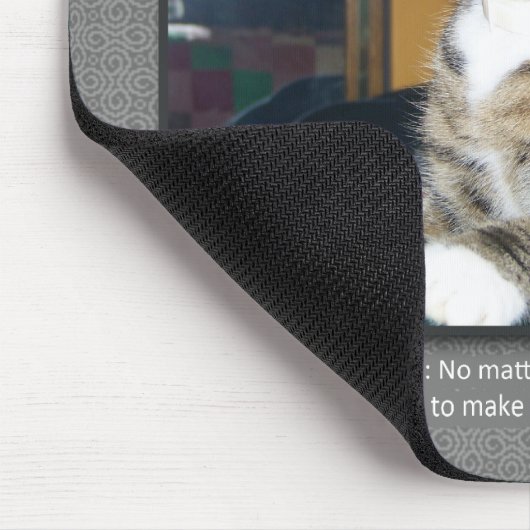 Cat Blames Dog Mousepad (Ecke)
