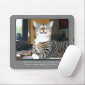 Cat Blames Dog Mousepad (Mit Mouse)