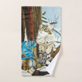 Cat Blue Dragon Badhandtuch Set (Handtuch)