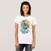 Cat Blue Eyes Vergessen Sie nicht Feline Art T - S T-Shirt (Vorne ganz)