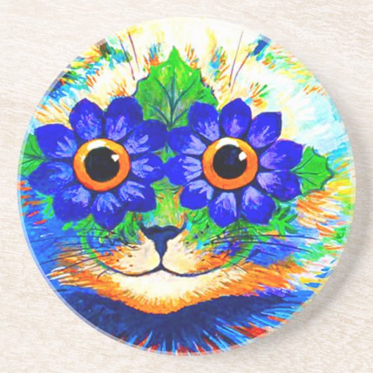 Cat Blume Eyes Getränkeuntersetzer (Vorne)