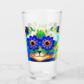 Cat Blume Eyes Glas (Rückseite)
