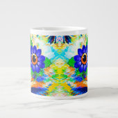 Cat Blume Eyes Jumbo-Tasse (Vorderseite)