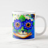 Cat Blume Eyes Jumbo-Tasse (Rechts)