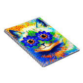 Cat Blume Eyes Notizblock (Rechte Seite)