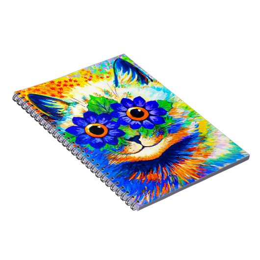 Cat Blume Eyes Notizblock (Rechte Seite)