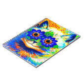 Cat Blume Eyes Notizblock (Linke Seite)