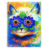 Cat Blume Eyes Notizblock (Vorderseite)