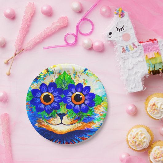 Cat Blume Eyes Pappteller (Party)