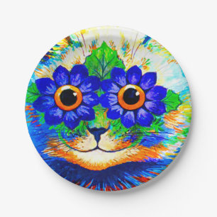 Cat Blume Eyes Pappteller