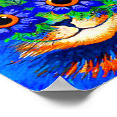 Cat Blume Eyes Poster (Ecke)