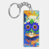 Cat Blume Eyes Schlüsselanhänger (Vorderseite links)