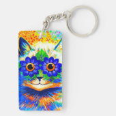 Cat Blume Eyes Schlüsselanhänger (Rückseite)