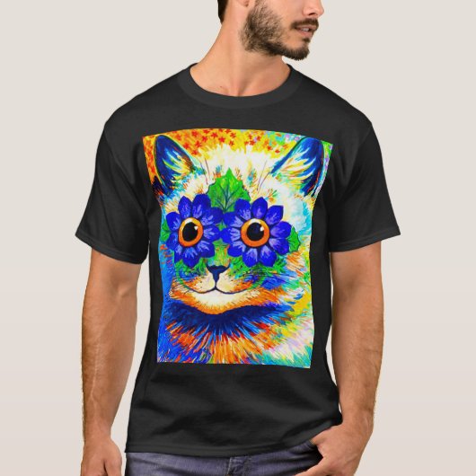 Cat Blume Eyes T-Shirt (Vorderseite)