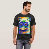 Cat Blume Eyes T-Shirt (Vorne ganz)
