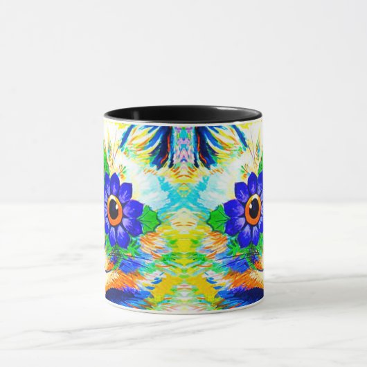 Cat Blume Eyes Tasse (Zentrum)