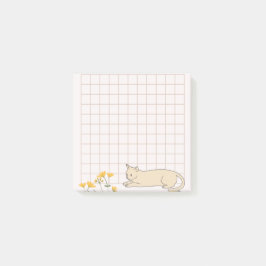 Cat Blume Grid Post-it Klebezettel