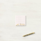 Cat Blume Grid Post-it Klebezettel (Auf Schreibtisch)