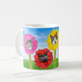 "Cat Blume" LOL Funny Coffee Tasse (Vorderseite Links)