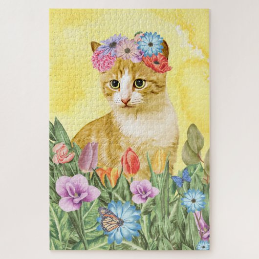 Cat-Blume Puzzle (Vertikal)