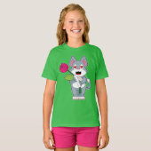Cat-Blume T-Shirt (Vorne ganz)